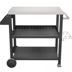 Multifunktionale abnehmbare Küche Regal Organizer Speicher Rack Küche Arbeitstisch 2Pcs 6 Zoll PE Räder