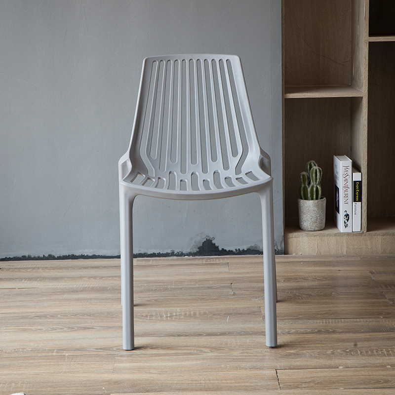 Freizeit im Freien Restaurant Cafe Esszimmerstühle moderne Wohnzimmer Stacktable PP Plastik Essstuhl